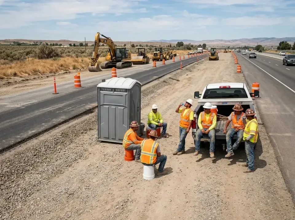 highway-road-construction-crew-007 — frequently asked questions, Porta Potty and Restroom Rentals in Bothell East, WA